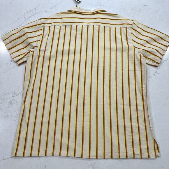 Prana NEW Unisex (MXL , WXXL) Mantra Heritage SLIM Organic Button Shirt Striped - Picture 2 of 14